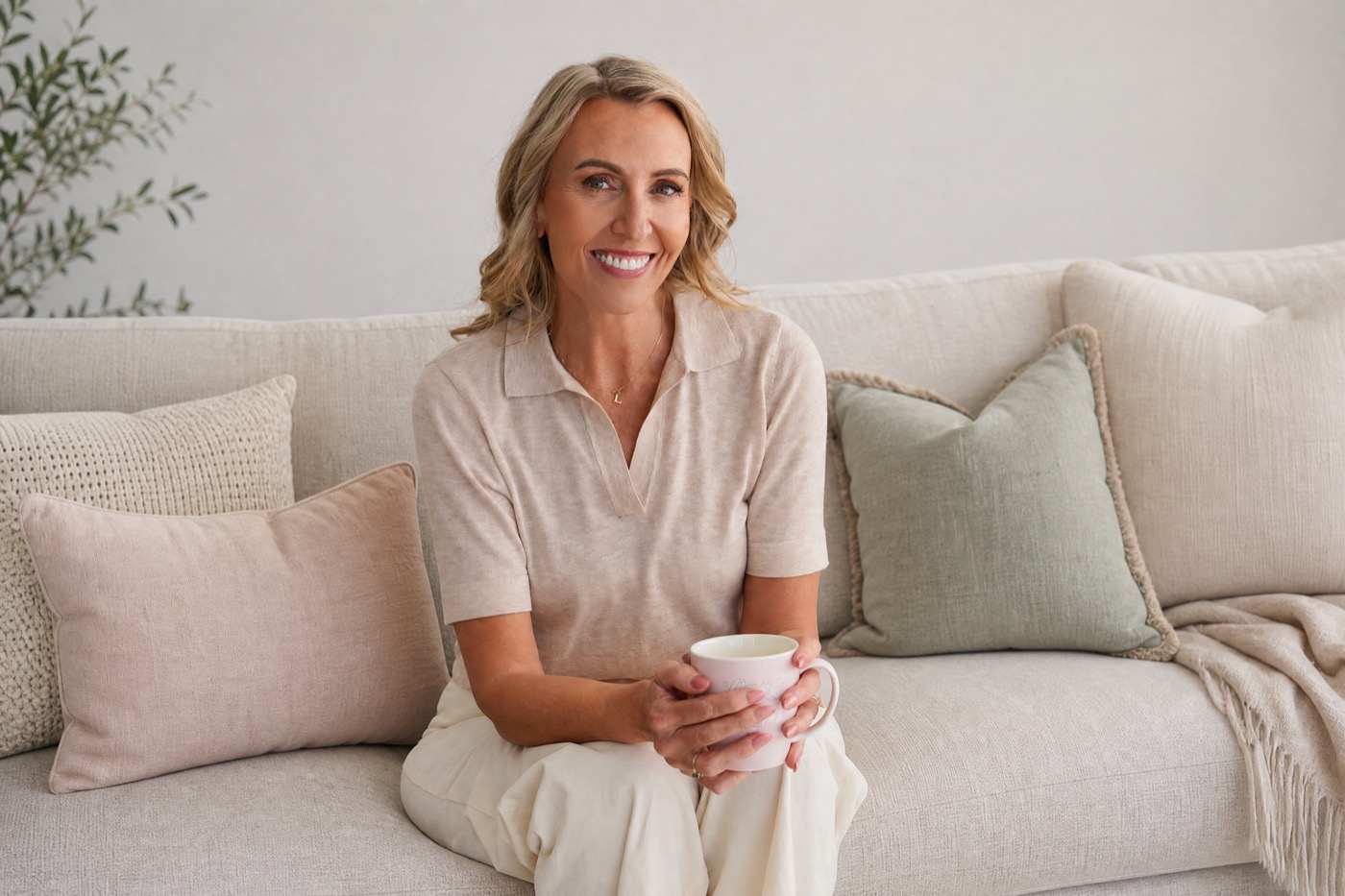 Lyndall Healey — perinatal therapist, relaxed and welcoming